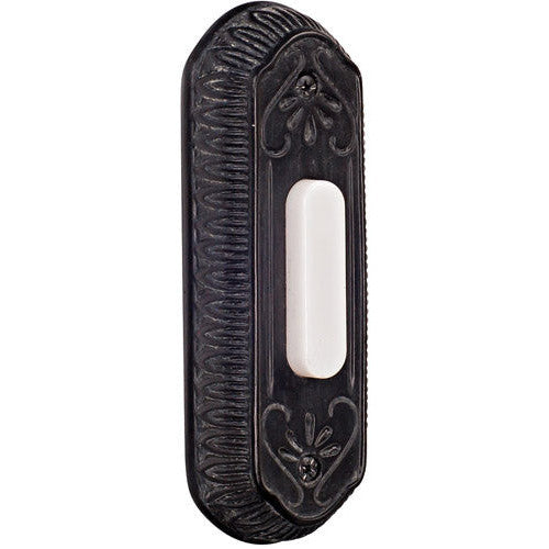 CRAFTMADE Surface Mount Designer LED Lighted Push Button in Weathered Black