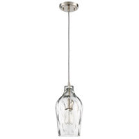 6.63" 1 Light Mini Pendant in Brushed Polished Nickel CRAFTMADE