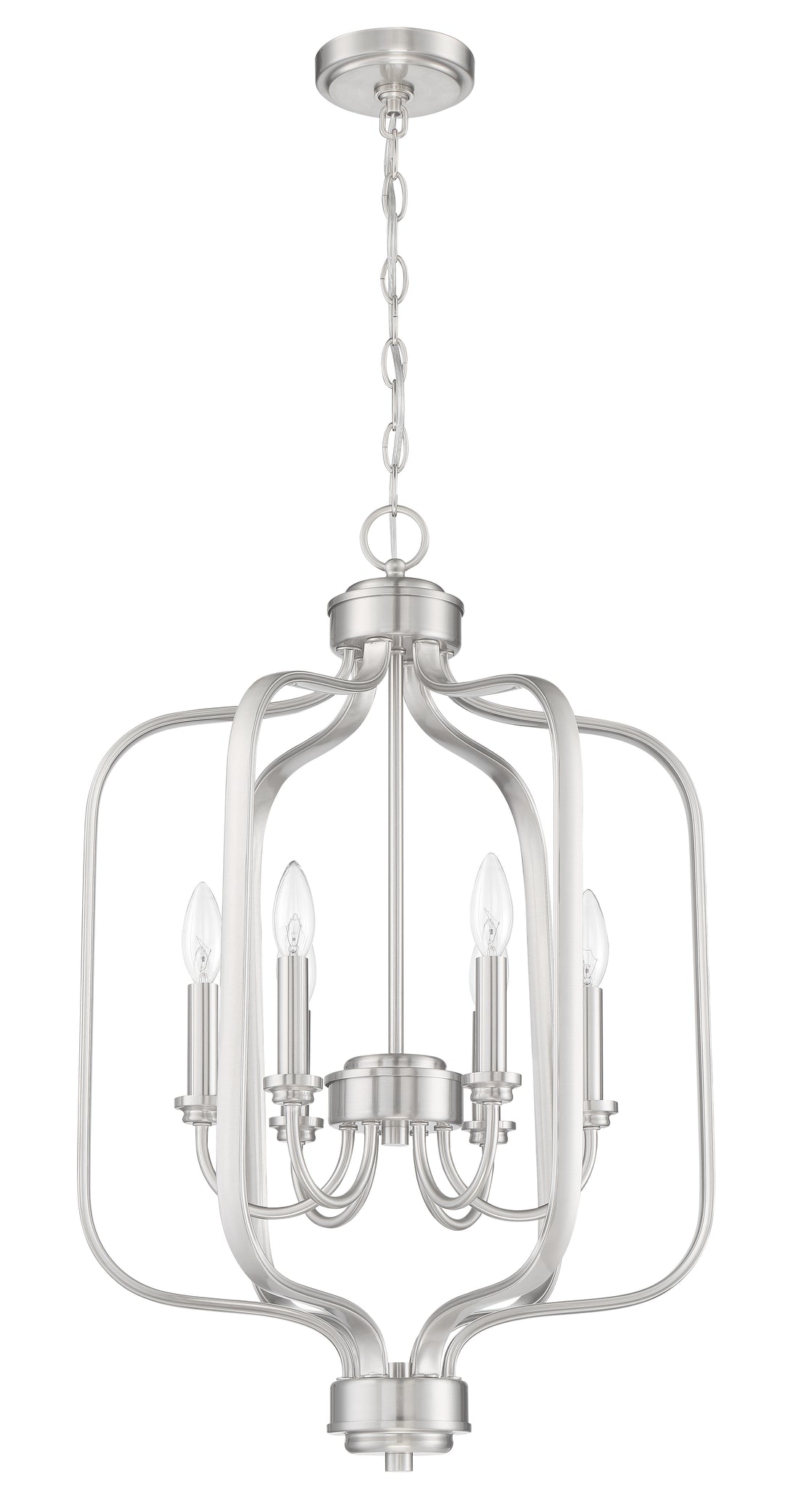 Bolden 6 Light Foyer in Brushed Polished Nickel CRAFTMADE