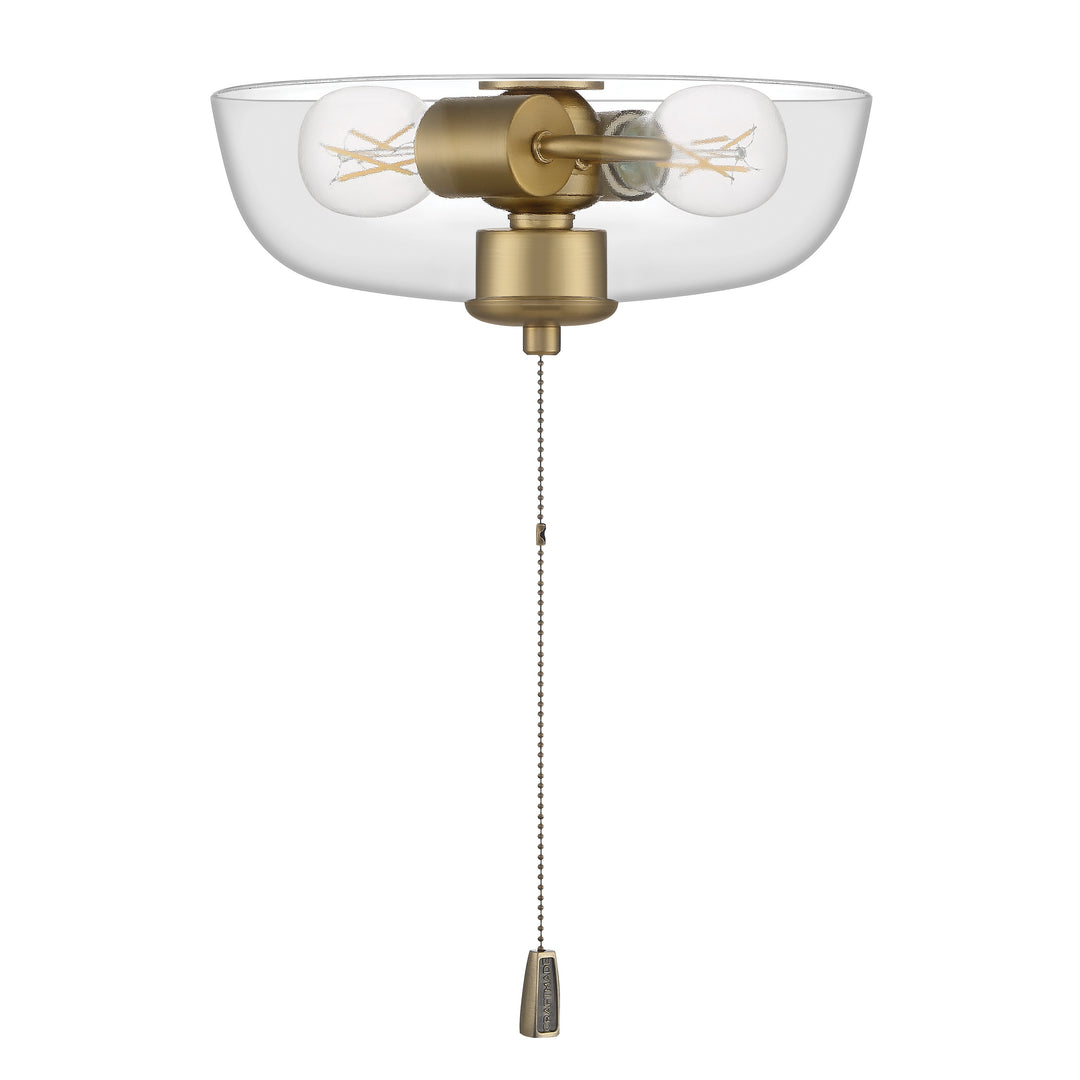 CRAFTMADE 2 Light Bowl Light Kit in Satin Brass