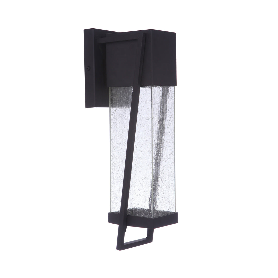 CRAFTMADE Bryce 1 Light Medium Outdoor LED Wall Lantern in Midnight