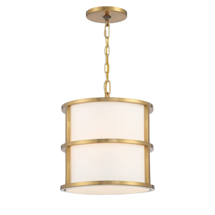 Brian Patrick Flynn Hulton 3 Light Luxe Gold Mini Chandelier Crystorama