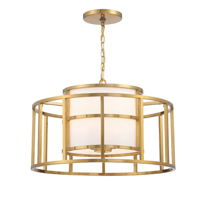 Brian Patrick Flynn Hulton 5 Light Luxe Gold Chandelier Crystorama