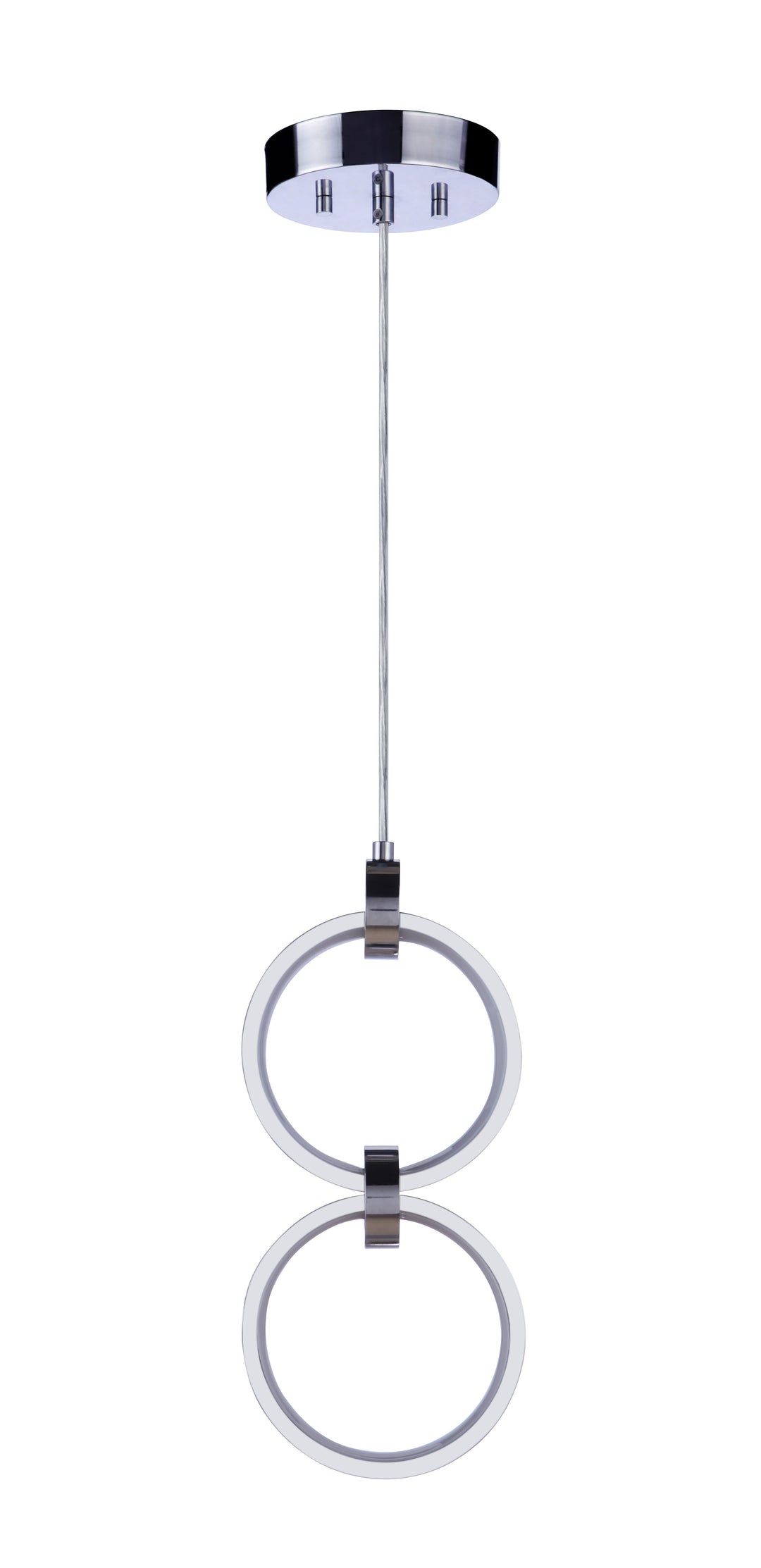 Context 2 Light LED Pendant in Chrome CRAFTMADE