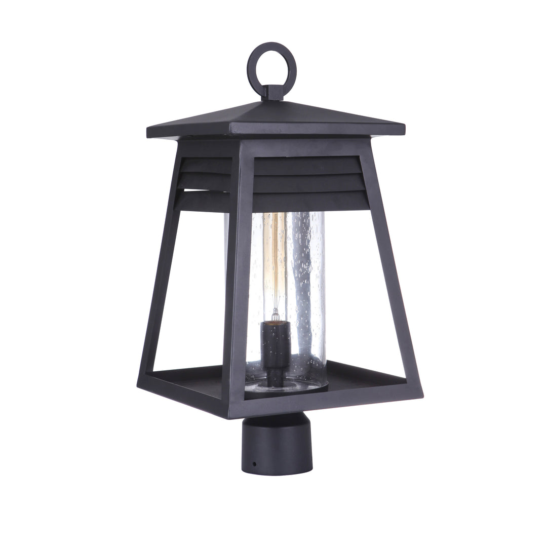 CRAFTMADE Becca 1 Light Large Outdoor Post Mount in Texture Black