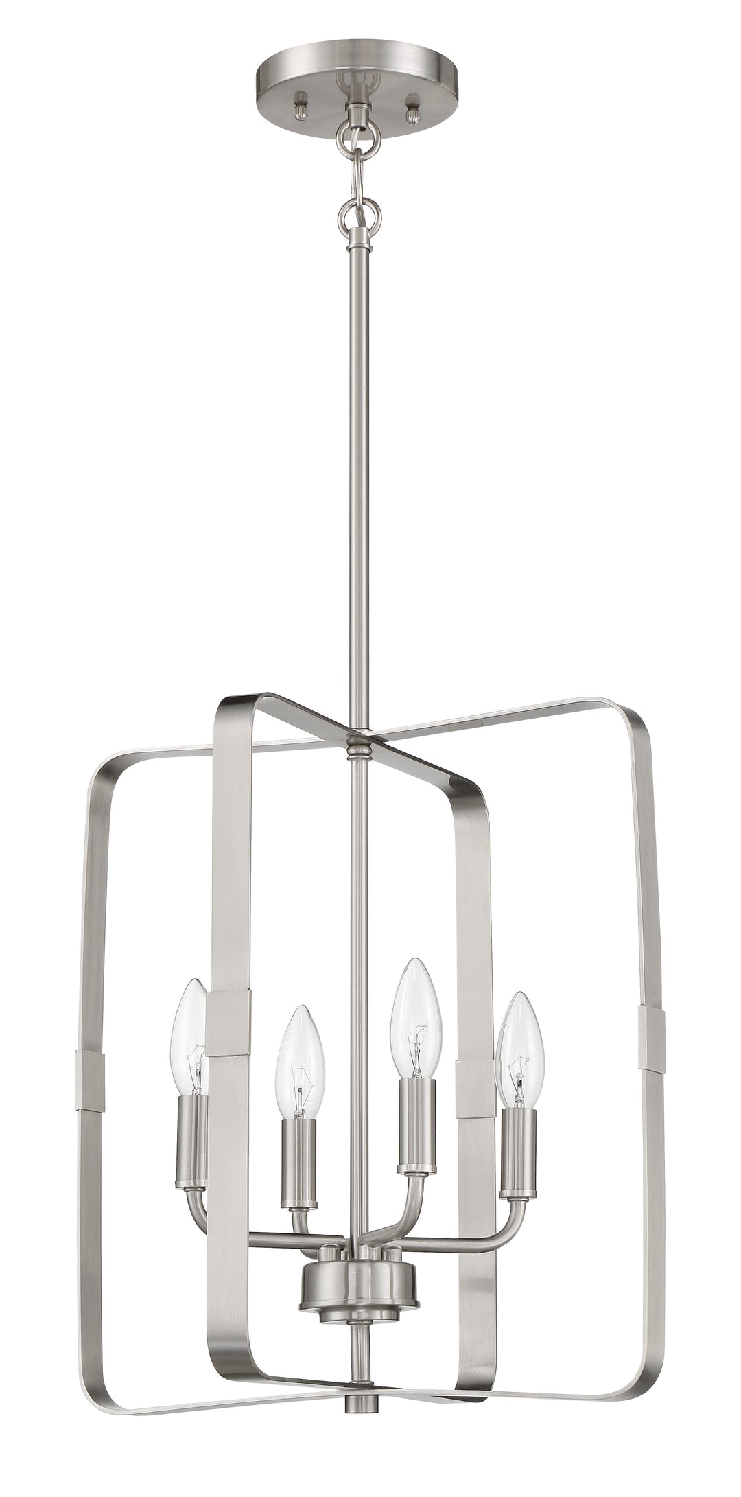 CRAFTMADE Stowe 4 Light Foyer in Brushed Polished Nickel