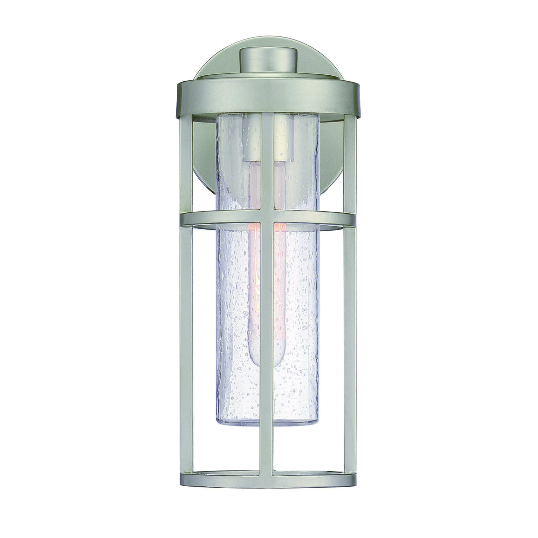 CRAFTMADE Encompass 1 Light Small Outdoor Wall Lantern in Satin Aluminum