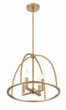 Abbott 4 Light Vibrant Gold Chandelier Crystorama