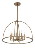 Abbott 8 Light Vibrant Gold Chandelier Crystorama