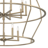 Abbott 15 Light Vibrant Gold Chandelier Crystorama