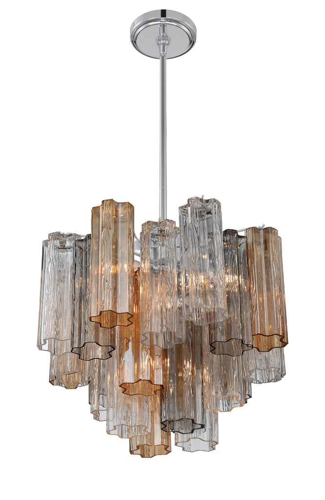 Addis 4 Light Polished Chrome Chandelier Crystorama