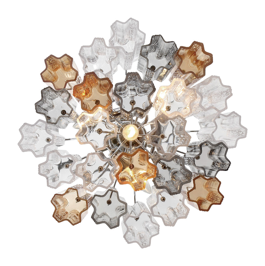 Addis 4 Light Polished Chrome Chandelier Crystorama