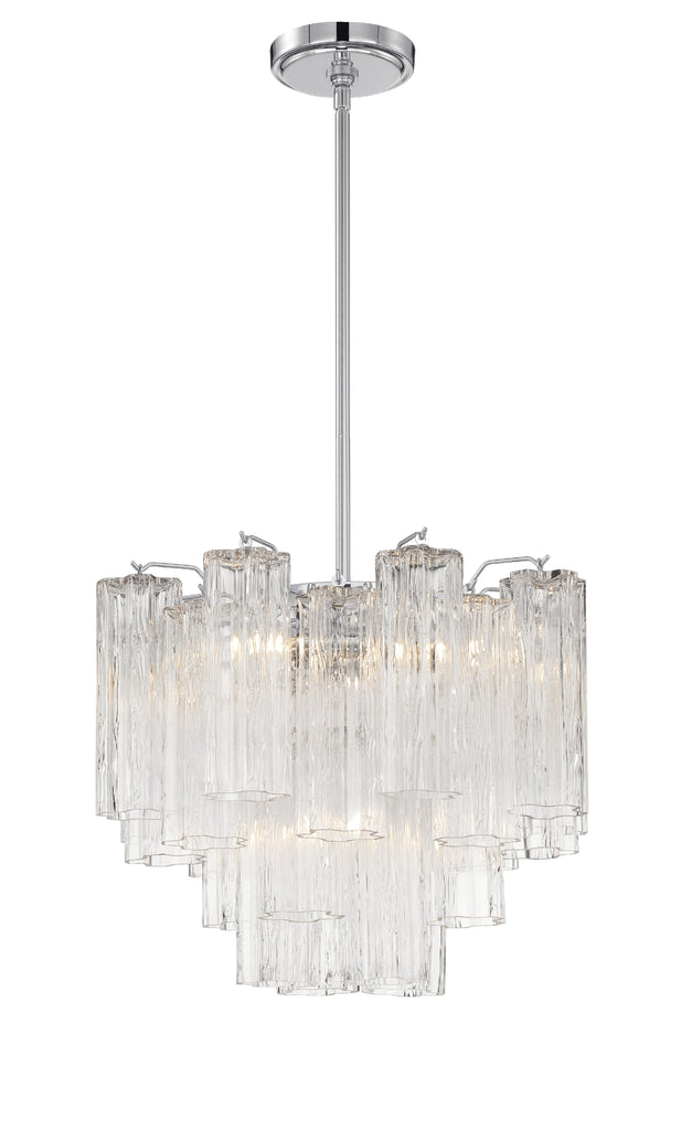 Addis 4 Light Polished Chrome Chandelier Crystorama