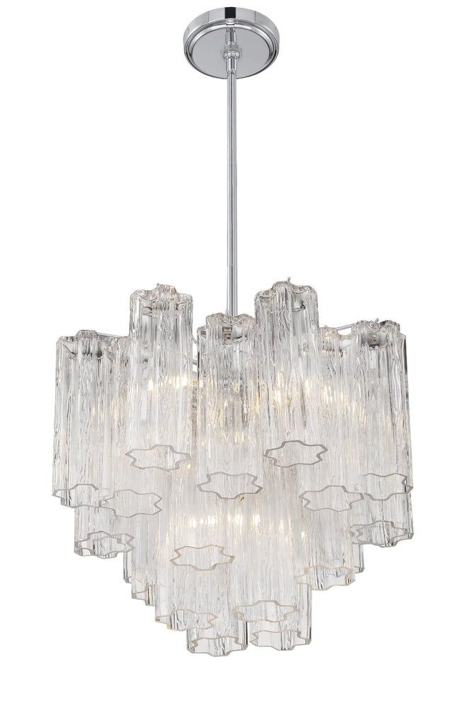 Addis 4 Light Polished Chrome Chandelier Crystorama