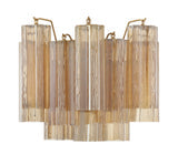 Addis 2 Light Aged Brass Sconce Crystorama