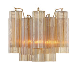 Addis 2 Light Aged Brass Sconce Crystorama