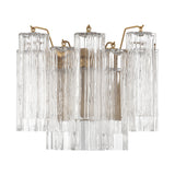 Addis 2 Light Aged Brass Sconce Crystorama