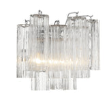 Addis 2 Light Polished Chrome Sconce Crystorama