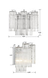 Addis 2 Light Polished Chrome Sconce Crystorama