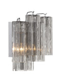 Addis 2 Light Polished Chrome Sconce Crystorama