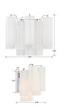 Addis 2 Light Polished Chrome Sconce Crystorama