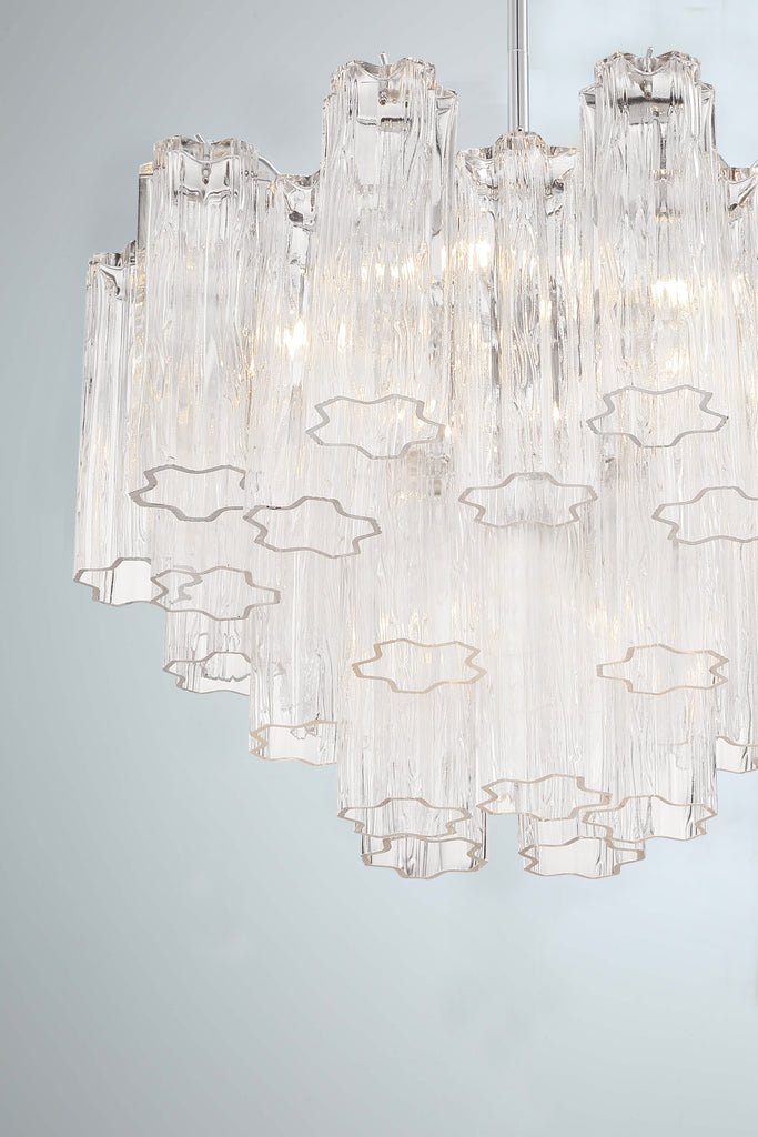 Addis 6 Light Polished Chrome Chandelier Crystorama