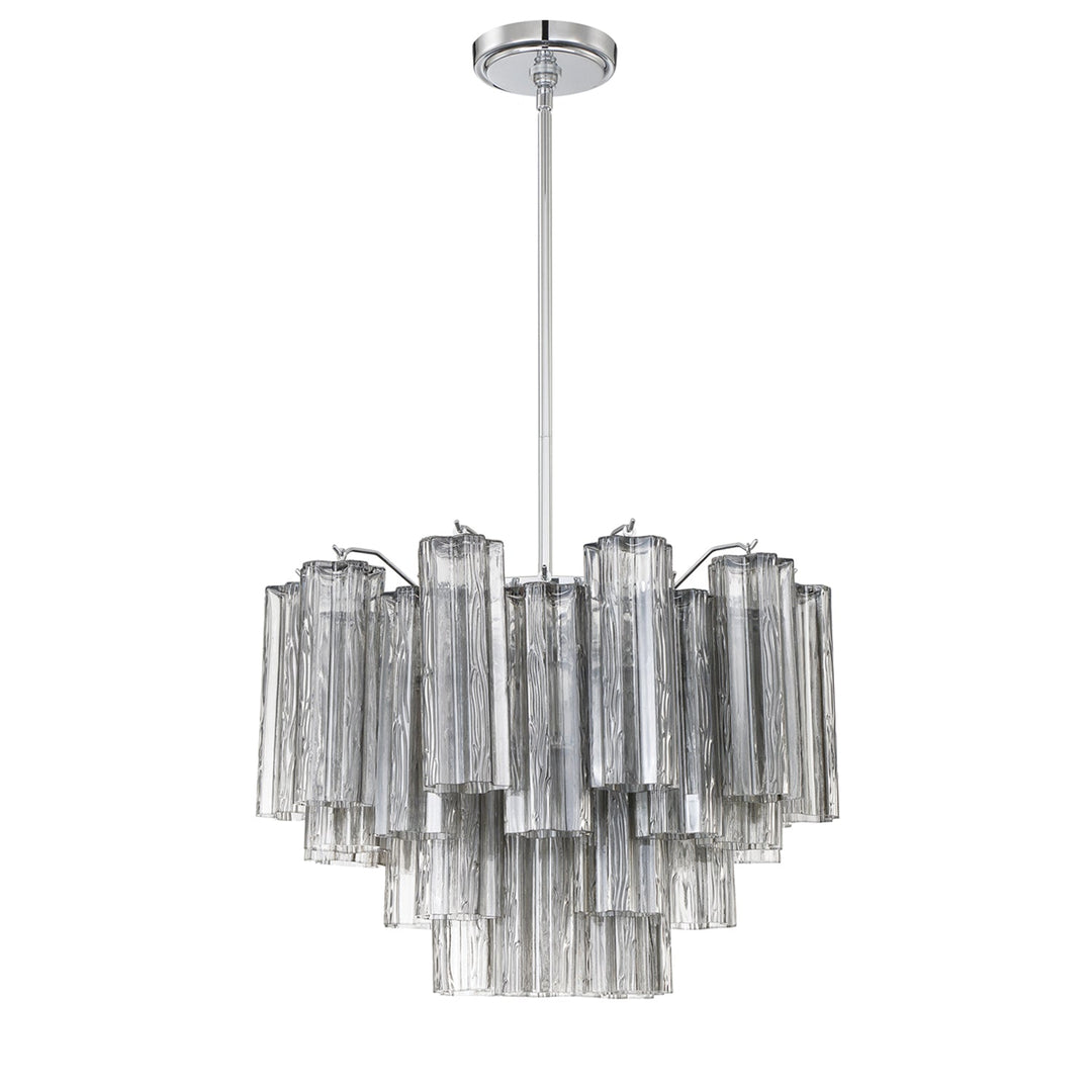 Addis 6 Light Polished Chrome Chandelier Crystorama