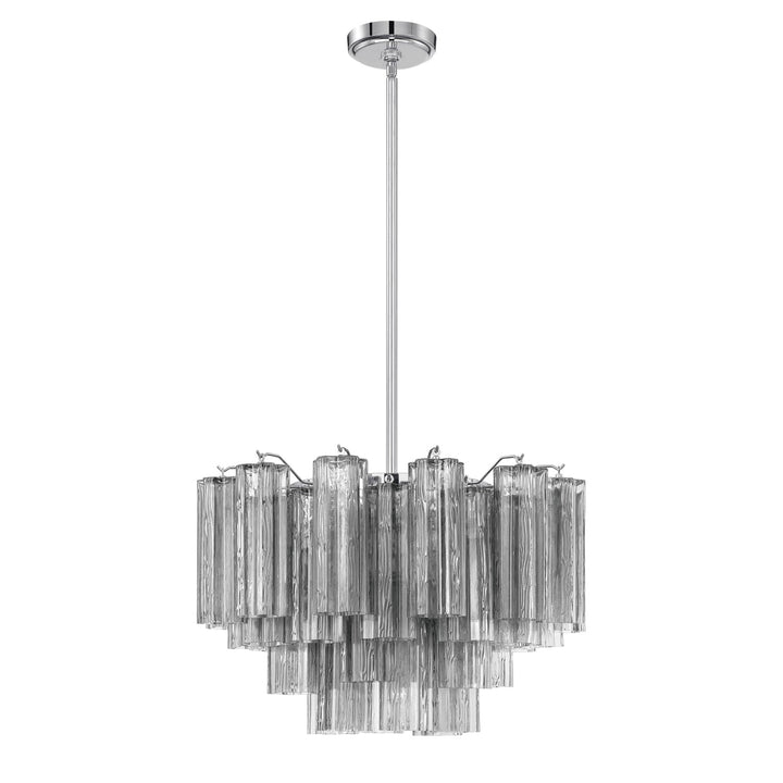 Addis 9 Light Polished Chrome Chandelier Crystorama