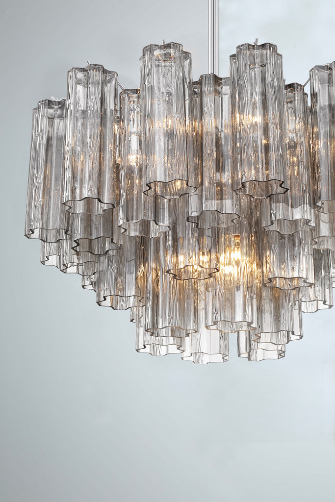 Addis 9 Light Polished Chrome Chandelier Crystorama