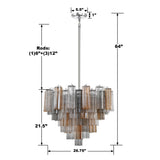 Addis 12 Light Polished Chrome Chandelier Crystorama