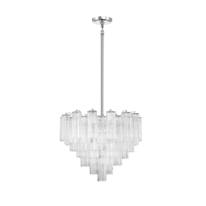 Addis 12 Light Polished Chrome Chandelier Crystorama