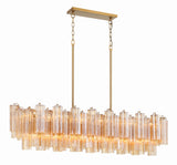 Addis 14 Light Aged Brass Chandelier Crystorama