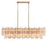 Addis 14 Light Aged Brass Chandelier Crystorama