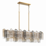 Addis 14 Light Aged Brass Chandelier Crystorama