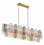 Addis 14 Light Aged Brass Chandelier Crystorama