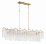 Addis 14 Light Aged Brass Chandelier Crystorama