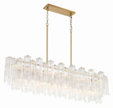 Addis 14 Light Aged Brass Chandelier Crystorama