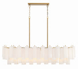 Addis 14 Light Aged Brass Chandelier Crystorama