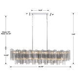 Addis 14 Light Polished Chrome Chandelier Crystorama