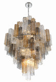 Addis 20 Light Polished Chrome Chandelier Crystorama