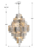 Addis 20 Light Polished Chrome Chandelier Crystorama