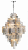 Addis 20 Light Polished Chrome Chandelier Crystorama