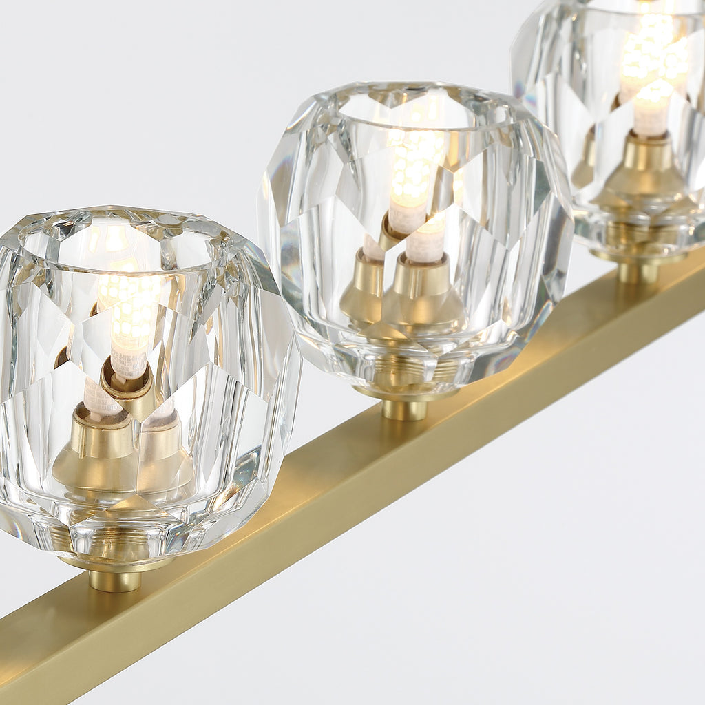 Aragon 7 Light Soft Brass Chandelier Crystorama