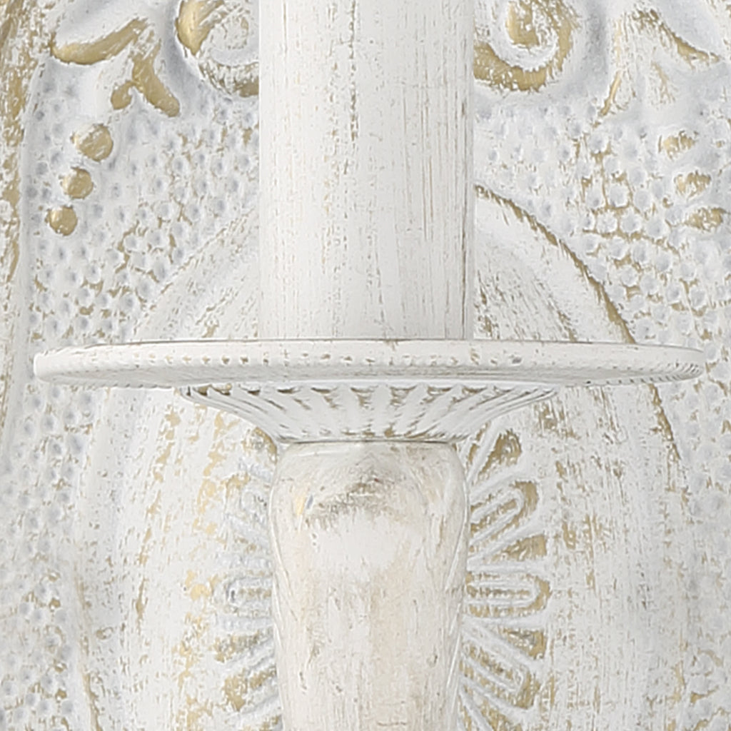 Crystorama Crystorama Paris Market 6 Light Antique White Semi Flush Mount