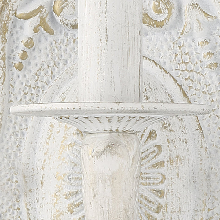Crystorama Crystorama Paris Market 6 Light Antique White Semi Flush Mount