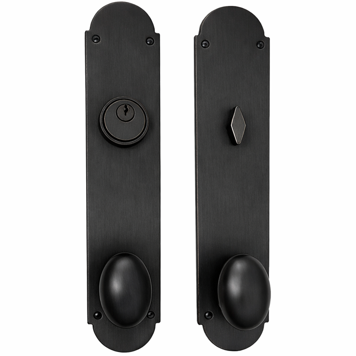 Traditional Style Single Door Entryway Set (Several Knob & Finish Options Available)