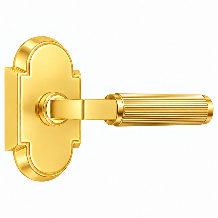 Magnifique® Arched Door Set with Modern Reed Lever (Several Finishes Available)