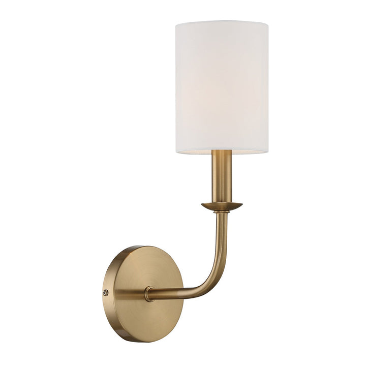 Bailey 1 Light Aged Brass Sconce Crystorama