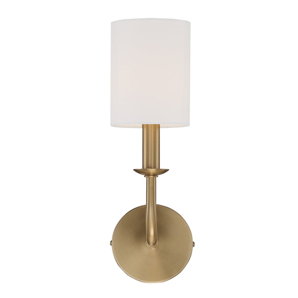 Bailey 1 Light Aged Brass Sconce Crystorama