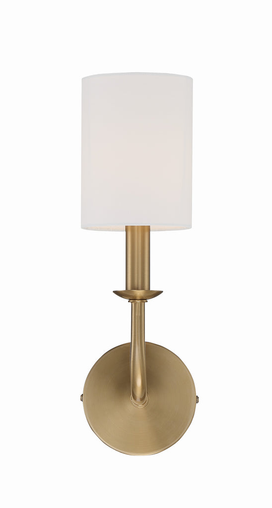 Bailey 1 Light Aged Brass Sconce Crystorama